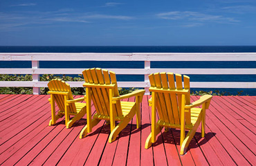 Redwood Decking in Agua Dulce