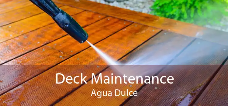 Deck Maintenance Agua Dulce