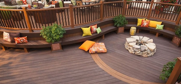 Gray TREX Decking in Agua Dulce, CA